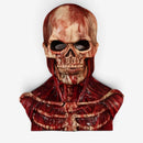 Blodig Skeletmaske til Halloween Kostume