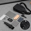 NovaCarry - Vandtæt crossbody-taske med USB-port og