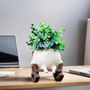 Smiley Ansigt Plantepotte til Dekoration