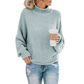 ChicCozy - Rullekrave sweater med høj hals