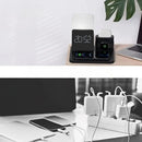 GlowDock - 4-i-1 trådløs oplader med alarm og justerbar