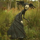 Gothisk Hejsefigur til Halloween Dekoration