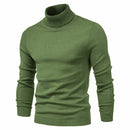 David – Slim fit sweater med rullehals og lange ærmer