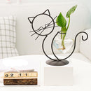 FloraKitty - Katteplanteholder med hjerteformet vase i