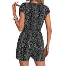 Renate - Ærmeløst jumpsuit med V-hals og leopardprint