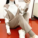 CozyChic - Ounge-ensemble til kvinder med sweater + lange