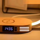 GlowPort - Trådløs opladningsdock med urvisning og