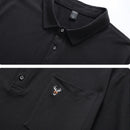 Nathan klassisk poloshirt med brystlomme og justerbar
