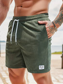 Alessio - Komfortshorts med Stribet Design
