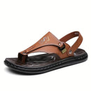 Niko casual slip-on sandaler med tyk sål og justerbar rem