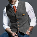 Grace - Skræddersyet vest med klassisk revers og slim fit