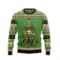 George langærmet sweater med rund hals og trykt design