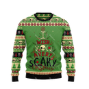 George langærmet sweater med rund hals og trykt design