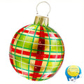 ChristmasGift - Oppustelig dekoreret julekugle