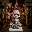 Realistisk Skeletmaske med Hat til Halloween