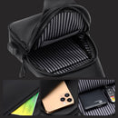 NovaCarry - Vandtæt crossbody-taske med USB-port og