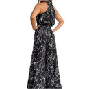 Eleni - Dame jumpsuit med bredde ben & print