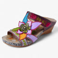 Madison – Kilesandaler med blomsterdetaljer