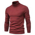 David – Slim fit sweater med rullehals og lange ærmer