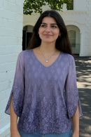 Ashley blomsterbluse