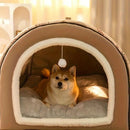 PetRest – Lukket kæledyrsseng med blød hynde og et roligt tilflugtssted