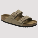 Slip-on sandaler med rund tå