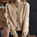 Langærmet cardigan med knapper