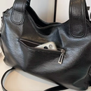 Dame skuldertaske med aftagelig crossbody-rem