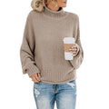 ChicCozy - Rullekrave sweater med høj hals