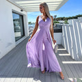 Amelia - Ærmeløs Jumpsuit med V-hals