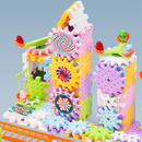 BuildMotion - Byggesæt med tandhjul Sammenlåsende klodser med motoriserede tandhjul til dynamisk leg