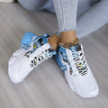 Dagmar - Alsidige ankelhøje sneakers med flad tå og