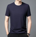 Harry - Slim Fit mesh T-shirt med rund hals