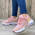 Rundtåede sneakers til kvinder med snørelukning