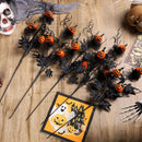 Halloween Decor Black Pumpkin Branch Ornament