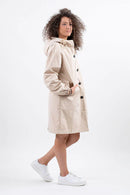 ChicCoat - Jakke til kvinder i beige polyester