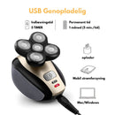 SkullGlide – Vandtæt 5 i 1 elektrisk kraniebarbermaskine med flydende blade