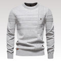 Robby - Smal langærmet sweater med Diskrete broderede