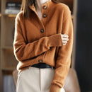 Langærmet cardigan med knapper