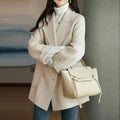 Grace - Elegant dobbeltradet oversized frakke med lange