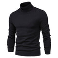 David – Slim fit sweater med rullehals og lange ærmer