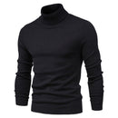 David – Slim fit sweater med rullehals og lange ærmer