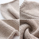Amanda langærmet sweater med rund hals