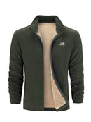 Jayden fleece sweater med uldfor