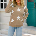 Celeste legende sweater med stjerneprint, rund