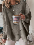 Lina - Afslappet sweater med lanterneærmer og rund