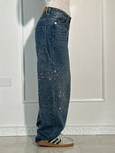 Christine - Casual jeans med flere lommer og en løs pasform