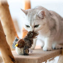 PurrFlight - Simuleret kvidrende fuglekattelegetøj med ægte