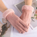 Jennies - Elegante forede handsker med diskrete syninger og