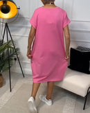 Faye - Casual ærmeløs kjole med stor sidelomme